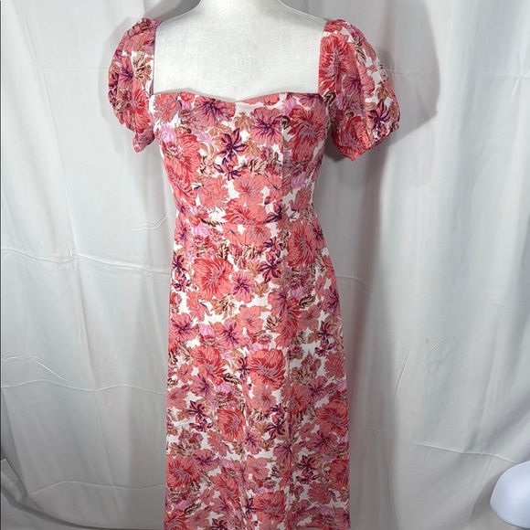 Honey Plum Floral Pink Dress Size Small - Picture 1 of 10
